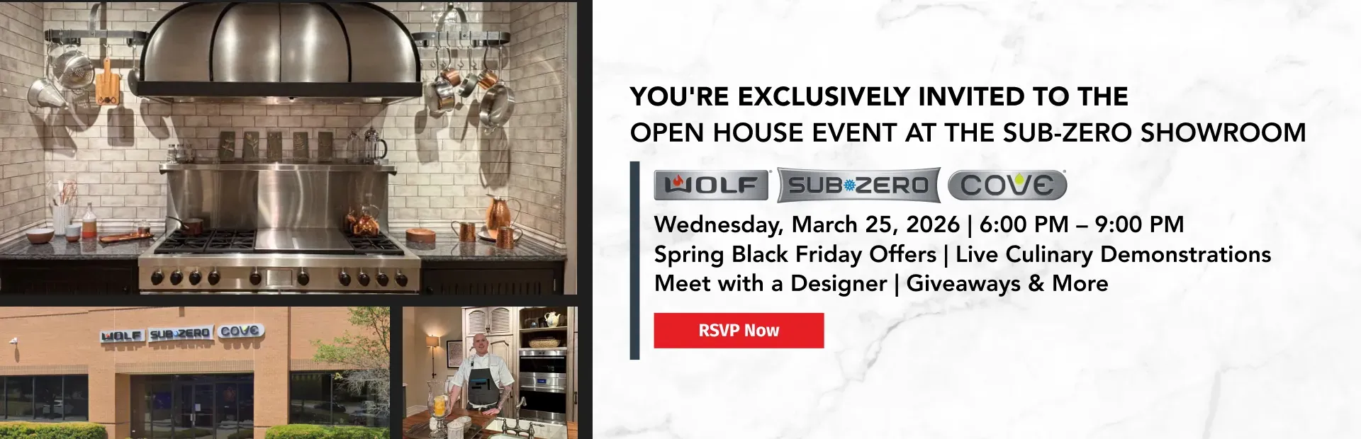 Sub Zero Showroom Event